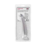 Нереалистичный фаллоимитатор Jelly Dildo XL Toyfa Basic, TPE, прозрачный, 22 см