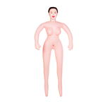 Кукла надувная Dolls-X by TOYFA Gabriella с реалистичной головой, брюнетка, с тремя отверстиями