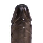 Насадка ToyFa XLover, для увеличения размера, TPE, черная, 15,5 см