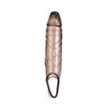 Насадка ToyFa XLover, для увеличения размера, TPE, черная, 15,5 см