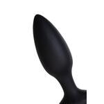 Анальная втулка LOVENSE Hush 2 (S), силикон, черная, 12,1 см
