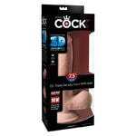 Фаллоимитатор на присоске King Cock Plus 7.5 Triple Density Cock with Balls
