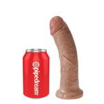 Фаллоимитатор на присоске загорелый King Cock 8