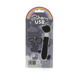 Вибропуля Unihorn USB - Wild Spirit со стимуляцией язычком, черный