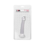 Нереалистичный фаллоимитатор TOYFA Basic Jelly Dildo S, TPE, прозрачный, 15,5 см